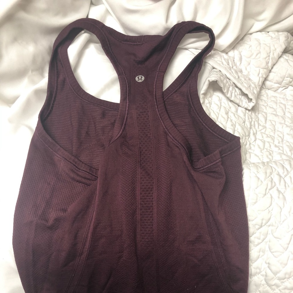 swiftly tech lulu lemon tank maroon